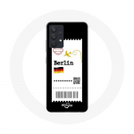Coque pour Samsung Galaxy A13 5G Billet d'avion Berlin