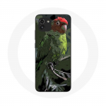 Coque Samsung Galaxy A03 Pionus Perroquet Rouge Vert