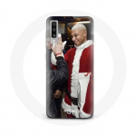 Dėklas, skirtas Samsung Galaxy A70 Mbapp&eacute; Football Linksmų Kalėdų