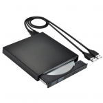 USB 2.0 plonas įra&scaron;ymo įrenginys / įra&scaron;ymo įrenginys / perra&scaron;ytuvas / CD ROM i&scaron;orinis DVD įrenginys, skirtas ne&scaron;iojamam kompiuteriui juoda
