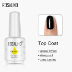 ROSALIND 15 ml Matt Top Coat gelio lakas UV Nail Base Coat pusiau nuolatinės funkcijos nagų geliai top coat