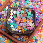 500g/mai&scaron;elis 11mm apie 2000vnt AB Spalva papuo&scaron;alų gamybai laisvi tarpiniai karoliukai &bdquo;pasidaryk pats&ldquo; aksesuarai, rankų darbo, sukurti žvaigždžių karoliukai &bdquo;Pentagram&ldquo;