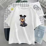 Moteri&scaron;ki mar&scaron;kinėliai Kawaii Little Bear Print trumpomis rankovėmis sporti&scaron;ki mar&scaron;kinėliai FeUnisex Harajuku vasaros japonų anime animacinių filmų negabaritinių mar&scaron;kinėlių unisex 4XL
