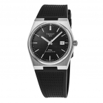 Tissot T-Classic PRX Powermatic 80 guminis dirželis, juodas ciferblatas, automatinis T137.407.17.051.00 100M vyri&scaron;kas laikrodis juoda