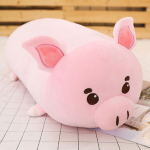 Mergaičių pliu&scaron;inis žaislas Mielas gyvūnėlis Rojaus lėlė Cilindrinė pagalvė Mink&scaron;ta medvilninė mergaitės miego pagalvė 50X20cm 0.5KG white
