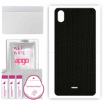 apgo Protective Skin Sticker for the back compatible with Wiko Y61, Wrap Film, Foil, Vinyl - Pattern Matrix