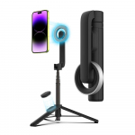 Magnetiniam &bdquo;selfie Stick&ldquo; trikojimui su &bdquo;Bluetooth&ldquo; nuotolinio valdymo užraktu 27 colių i&scaron;traukiamas mobiliojo telefono laikiklio stovas, suderinamas su telefonu