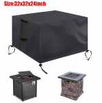 Gas Fire Cover Square - 32x32x24 inch Waterproof Anti-UV Heavy Duty for Patio juoda