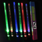 LED &scaron;viesą skleidžiančios būgnų lazdelės, 15 spalvų gradiento, įkraunamos su USB