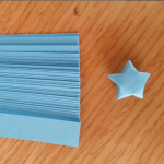 Origami Lucky Star popierinės juostelės sulankstomos popieriaus juostelės spalvos