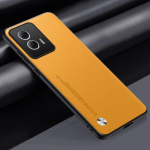 Dėklas, skirtas Motorola Edge 50 Fusion Case Prabangus silikoninis odinis galinis dangtelis Moto Edge 50 Pro 50 Ultra Protect Shell smūgiams atsparus buferis Moto Edge 50 Fusion geltona