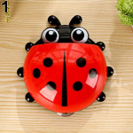Naujas &bdquo;Home Living Gadget&ldquo; 1 dalis Nolvelty Ladybug automatinis dantų &scaron;epetėlio laikiklis mėlyna