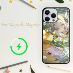 &bdquo;Honkai Star Rail Firefly&ldquo; žaidimų telefono dėklas, skirtas &bdquo;iPhone 15 14 13 12 11 Plus Pro Max&ldquo; su &bdquo;Magsafe&ldquo; magnetiniu belaidžiu įkrovimu iPhone13mini