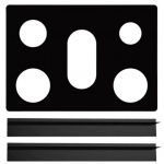 1 komplektas dujinės viryklės vir&scaron;utinis dangtis su 5 angomis 3 tarpų juostelės, kar&scaron;čiui atsparios indaplovės Saugus daugkartinis, nepridegantis silikoninis dujinės viryklės dangčio apsauginis apsauginis sluoksnis žalia