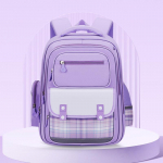 Pradinių klasių mergaičių laisvalaikio miela vaiki&scaron;ka kuprinė, talpi, vandeniui atspari kuprinė mokiniui