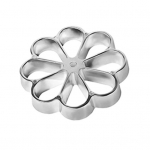 Nerūdijantis rozetės geležies rinkinys Kar&scaron;čiui atsparus, patvarus, patogus rankena Rosette Timbale forma Flower