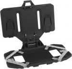 1PC Tactical MOLLE sulankstoma navigacinė lenta CS karinė Airsoft žemėlapio dėklas Admin Panel Mobiliojo telefono laikiklis ekranui juoda