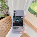 Anime ra&scaron;to mink&scaron;tas skaidrus silikoninis dėklas Xiaomi Redmi Note 13 Poco C65 Samsung A55 M35 S24 iPhone kameros smūgiams atsparus apsauginis buferio dangtelis Samsung Galaxy S20