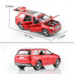 &bdquo;Mitsubishi Pajero&ldquo; didelio visureigio modeliavimas, liejimo ir žaislinių transporto priemonių garsai ir &scaron;viesa, traukiamas atgal 1:32 lydinio modelis