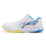 Li Ning Thunder Junior Patogūs Patvarūs Badmintono Treniruočių Batai Vaikų Batai Balti Mėlyni AYTT014-6 33