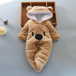 Born Fleece Baby Cute Animal Overalls Winter Boy Girl Cotton Newborn Toddler Clothes Infant Warm Footies One Piece 66