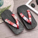 Madingi Unisex Vyrai Moteris Paulownia Medinės japoni&scaron;kos tradicinės Geta klumpės Vyras 2024 m. Ninja Cosplay Batai &Scaron;lepetės lauko basutės 38-44 38