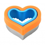 Sumu&scaron;tinių gaminimo forma Mielos &scaron;irdelės žvaigždutės apvalios dinozauro formos kepimo sausainių pjaustyklė įrankis skrudinta duona užspaudimo pjaustyklė žemės rie&scaron;utų/sviesto/želė Dinosaur