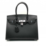 Nauja rankinė su i&scaron;orine siūle, platininė rankinė, natūrali oda, delno ra&scaron;tas, moteri&scaron;ka, didelės talpos, universali, vienos peties, crossbody rankinė 25x12x20cm strapless juoda
