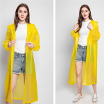Vienkartinis Siamo lietpaltis suaugusiems Poncho Light Aplinkos apsauga Kelioninis lauko lietpaltis One Size geltona