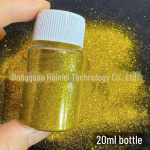 Itin smulkūs 0,1 mm blizgūs auksiniai nagų dailės blizgučiai, skirti tepimui &bdquo;Quicksand Flow&ldquo;, &bdquo;pasidaryk pats&ldquo; la&scaron;eliniams klijams, smulkiam smėliui, akrilams, svogūnų pudrai