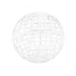 1/2/3 vnt. rutulio formos kilnojamas vi&scaron;tienos tvartas lauke, susukamas pauk&scaron;tienos aptvaras, apvalus PVC namelis, saugus narvas, skirtas vaik&scaron;čioti balandžių triu&scaron;iams. 20cm 1pc