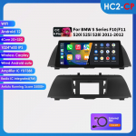 Ossuret Android automobilio multimedijos grotuvas BMW F10 F11 520i 525i 528i CIC NBT 2011 - 2017 Automobilio radijas Multimedia grotuvas GPS grotuvas 1920*720 I&scaron;manusis ekranas RDS HC2 2G 32G