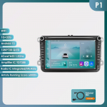 Ossuret 8 2 Din multimedijos grotuvas Volkswagen Golf 5 Transporter VW Passat B6 Polo Jetta Skoda Seat automobiliams, su Android 13, i&scaron;maniuoju Carplay, automobilio radijo imtuvu, GPS P1 4Core 1G 32G