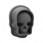 Skeletono ledo kubelių forma Didelis silikoninis ledo padėklas viskiui, kokteiliams, sultims, be BPA, kaukolės ledo gaminimo ma&scaron;ina, Helovino vakarėlio reikmenys mėlyna