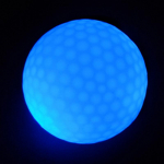 &Scaron;viečiantys LED golfo kamuoliukai, &scaron;vytintys tamsoje, treniruočių golfo kamuoliukai mėlyna