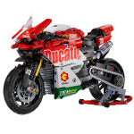 Garsus V4 Motociklo Konstruktorių Rinkinys Super Motociklo Modelio Rinkinys Techninis Lenktyninis Vaikų Surinktas Žaislas Dovanos Berniukams ir Mergaitėms