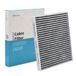 Oro kondicionieriaus filtras Dvisluoksnis Aktyvuotos anglies Filtro Audinys I&scaron;metamosios Dujos Antibakterinis Atsparus Pelėsiui Length 20cm x Width