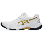 Asics Netburner Ballistic FF 3 Balti Gryno Aukso Vyri&scaron;ki Sportbačiai 1051A073-104 42