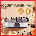 Profesionalus naminis jogurto gaminimo aparatas, daugiafunkcinis automatinis jogurto gaminimo aparatas, buitinė nerūdijančio plieno maisto apdorojimo įranga