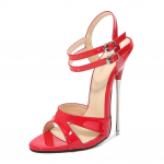 Madingi vasariniai moteri&scaron;ki sandalai su dviem kulk&scaron;nies dirželiais ir itin auk&scaron;tu 16 cm kulnu, eleganti&scaron;ki stileto auk&scaron;takulniai, klubo vakarėlio batai, dydžiai 35-46 39