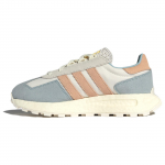 Adidas Originals Retropy E5 Oda Suede Retro Sportiniai Patvarūs Žemi Gyvenimo Būdo Batai Moteri&scaron;ki sportbačiai Balti Pilki Rožiniai HP7743 38⅔