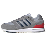 Adidas Neo Run 80S Retro Patogūs Smūgius Sugeriantys Neslystantys Dėvėjimui Atsparūs Žemi Laisvalaikio Bėgimo Bateliai Unisex Sportbačiai Pilki Mėlyni GV7305 44
