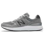 New Balance 880 V6 Patogūs audinio ir kiaulės odos padas, ilgaamžis palaikymas ir at&scaron;okimas, žemi sportiniai bateliai vyrams, skirti vaik&scaron;čiojimui ir ilgų distancijų bėgimui, pilki MW880CG6 40