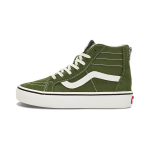 Vans Sk8 Zip Laisvalaikio universalūs auk&scaron;ti vaiki&scaron;ki riedlenčių batai Vaiki&scaron;ki sportbačiai Žali VN0005VSBZ4 33 gray