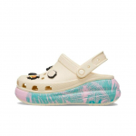Crocs Classic Crush Spring Break EVA Neslystantys Patvarūs Patogūs Laisvalaikio Kvėpuojantys Mediniai Klumpės Unisex klumpės &Scaron;viesiai Geltonos 208405-1FR 38-39