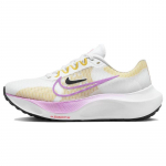 Nike Zoom Fly 5 Balti ir Rožiniai Fuchsia Moteri&scaron;ki Laisvalaikio Sportbačiai DM8974-100 36.5
