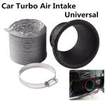 Universalus Automobilio SUV Priekinio Buferio Turbo Oro Įsiurbimo Vamzdis Turbinos Įsiurbimo Vamzdis Oro Piltuvo Rinkiniai Anglies Pluo&scaron;to Spalva