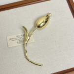 Madinga retro tulpės sagė moterims, mergaitėms, i&scaron;skirtiniai lengvos prabangos kostiumo segtukai, universalus korsažas, drabužių aksesuarai, dovanos auksas