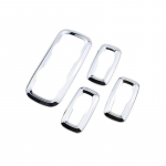 Mano geras automobilis Ford Ecosport New Fiesta MK7 ABS chromo lango pakėlimo jungiklio apdailos skydelio dangtelio apdailai sidabras
