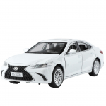 1/24 Lexus ES300h lydinio automobilio modelis Metaliniai liejiniai Luxy transporto priemonės Automobilio modelis Auk&scaron;tos simuliacijos garsas ir &scaron;viesa Kolekcija Vaikų žaislas Dovana balta
